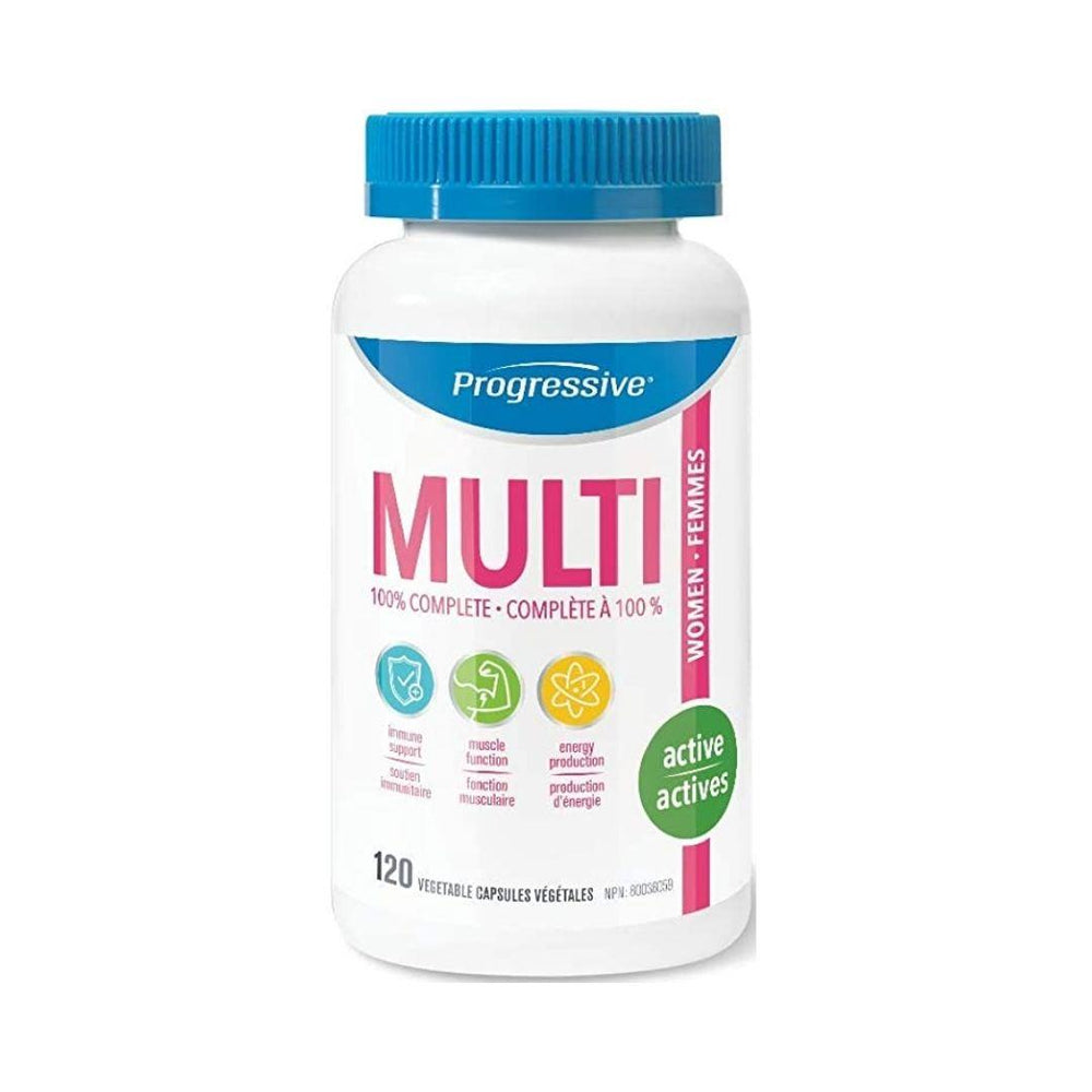 Progressive Multi Vitamin Active Women - 120 Capsules