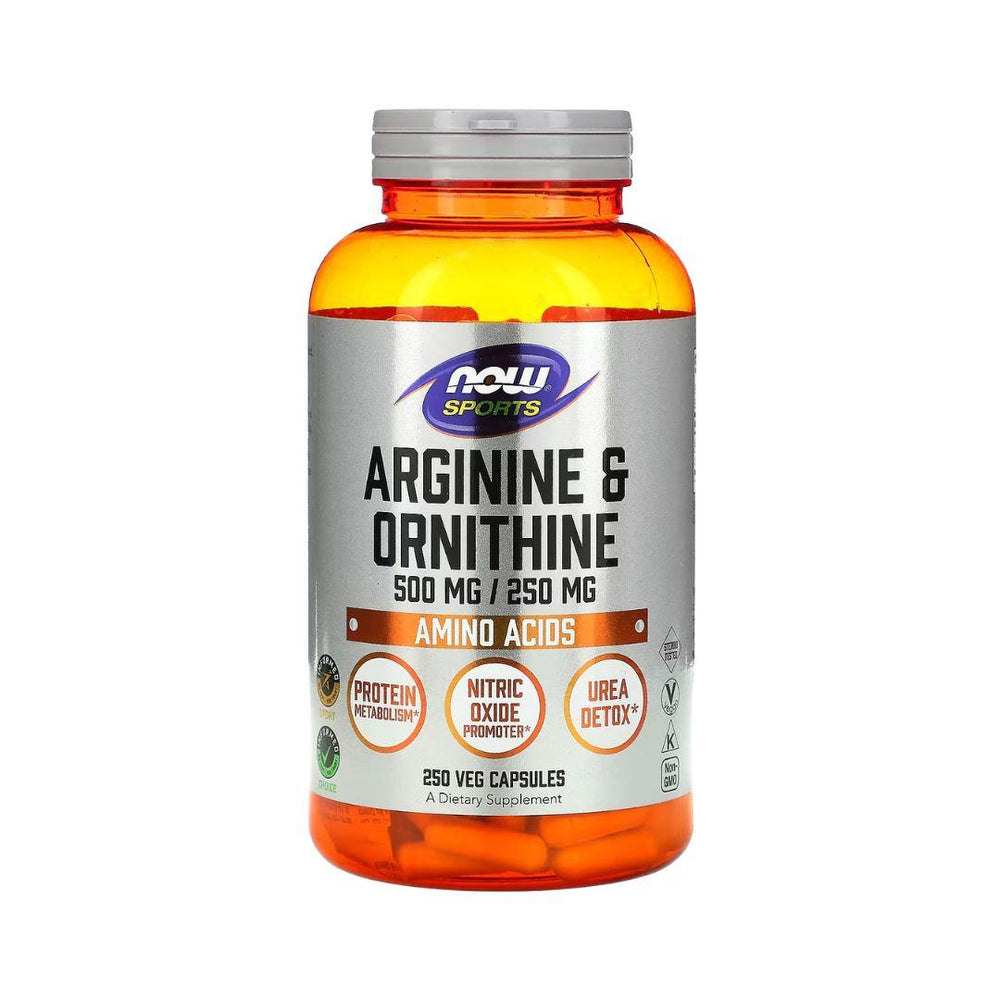 Now Sports L-Arginine & L-Ornithine - 100 Capsules