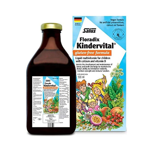 Salus Floradix Kindervital Liquid Multivitamin for Children - 500 mL