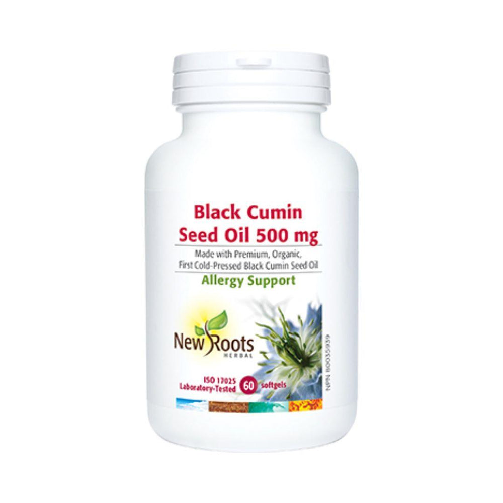 New Roots Black Cumin Seed Oil - 60 Softgels