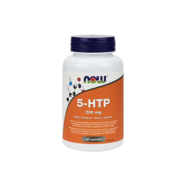 Now 5-HTP with Tyrosine (200 mg) - 60 Capsules