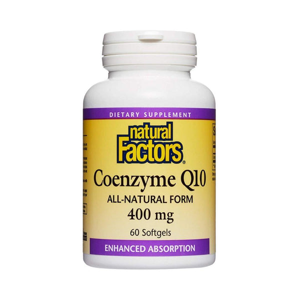 Natural Factors Coenzyme Q10 400mg 60 Gelcaps