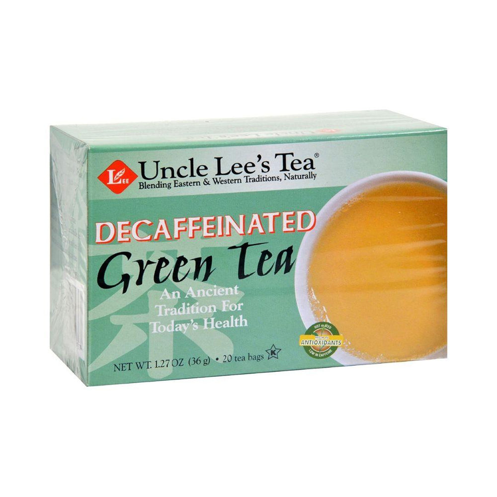 Uncle Lee's Decaffeinated Green Tea - 20 Tea Bags