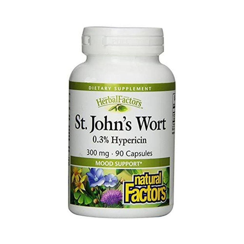 Natural Factors St. John's Wort (0.3% Hypericin) 300 mg - 90 Capsules