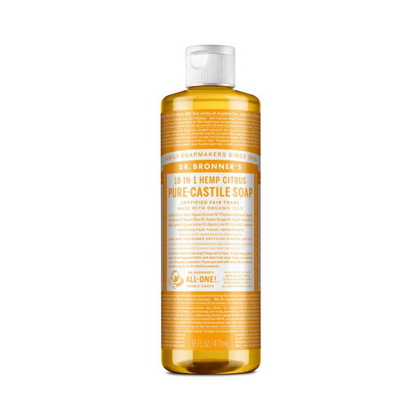 Dr. Bronner's Pure-Castile Liquid Soap (Citrus) - 473 mL