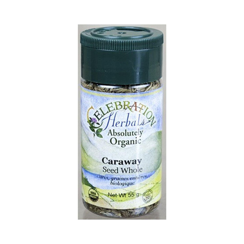 Celebration Herbals Organic Caraway Seeds (Whole) - 50 g