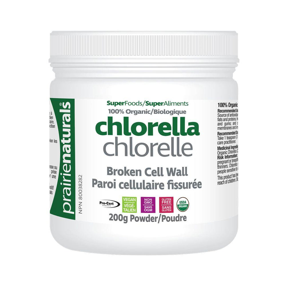 Prairie Naturals Chlorella - 200 g Powder