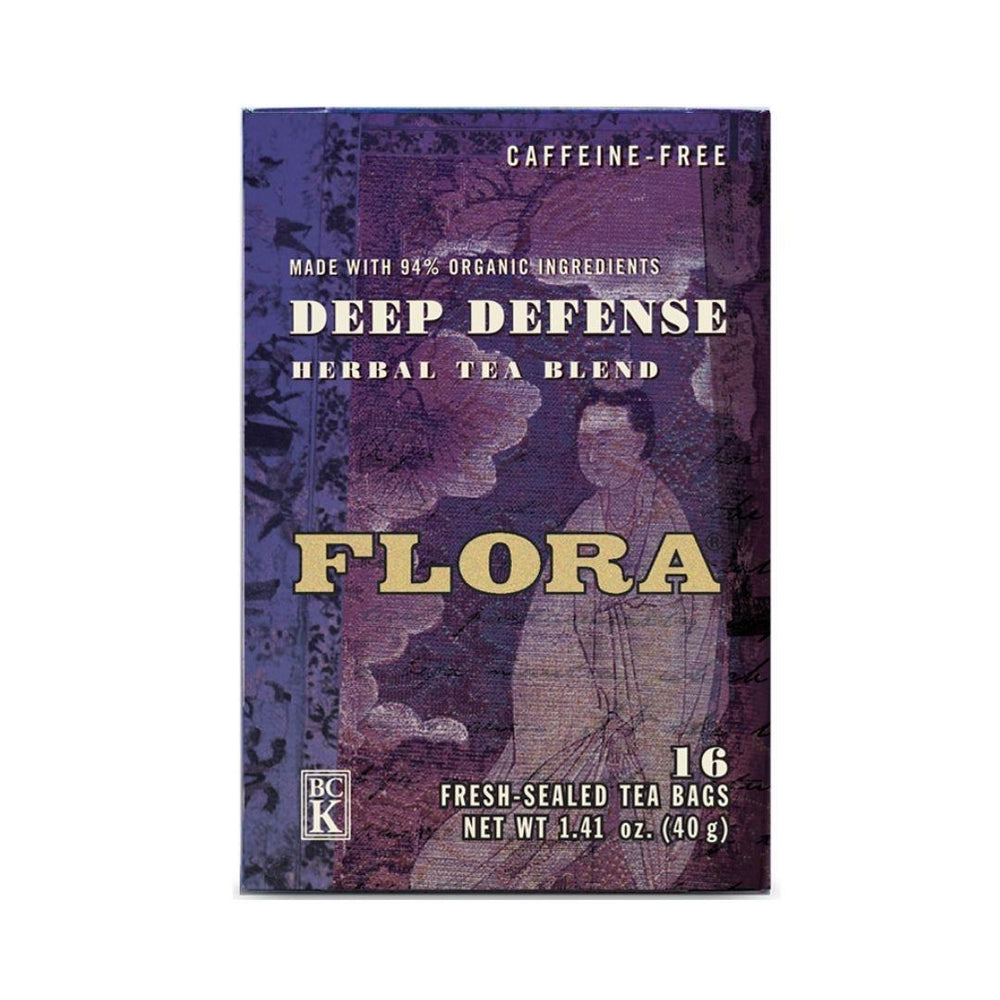 Flora Organic Deep Defense Tea - 16 Tea Bags