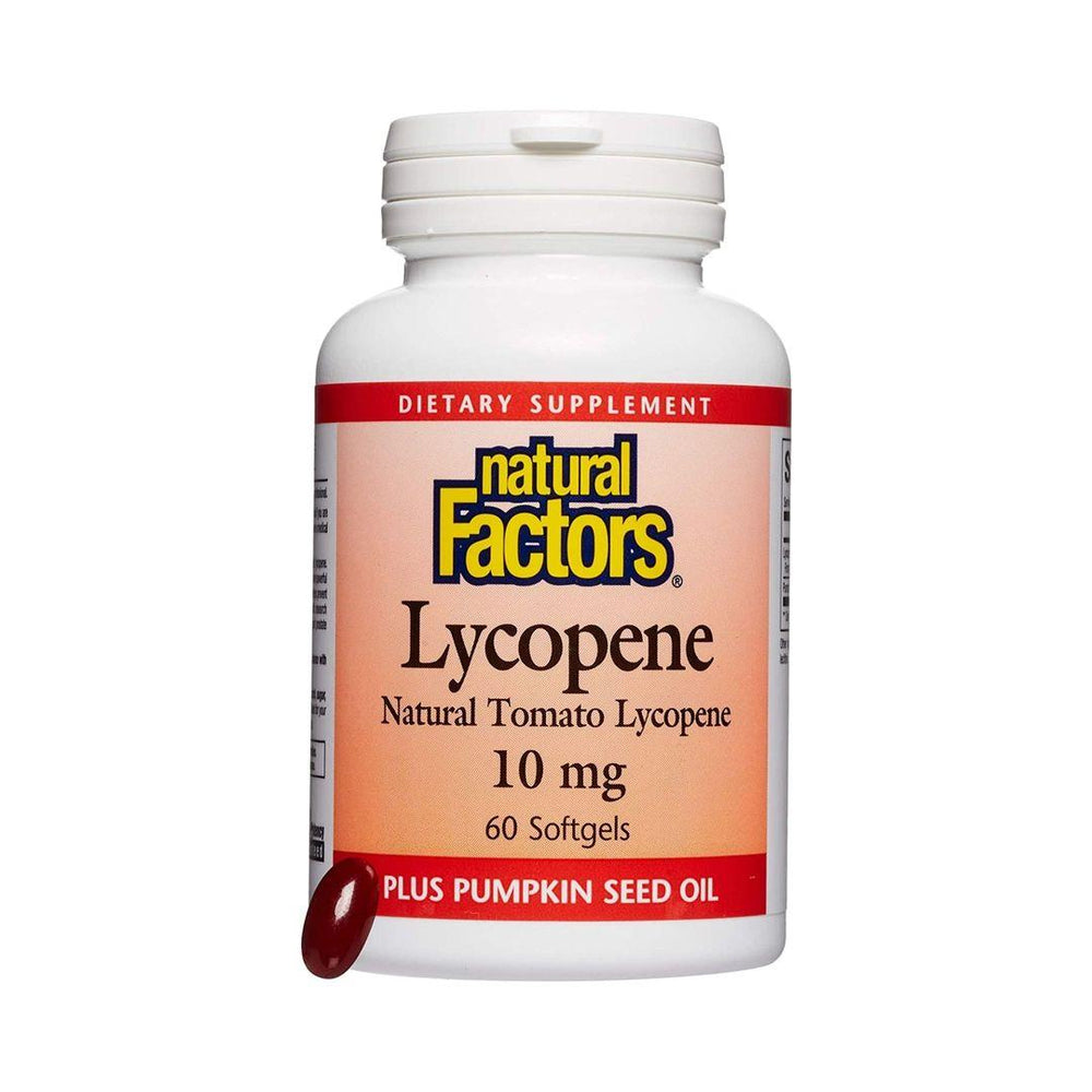 Natural Factors Lycopene 10mg 60 Gelcaps