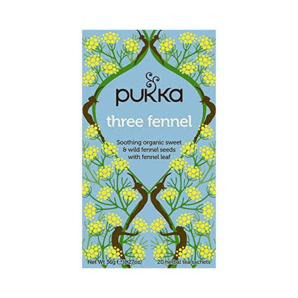 Pukka Three Fennel Tea - 20 Tea Bags
