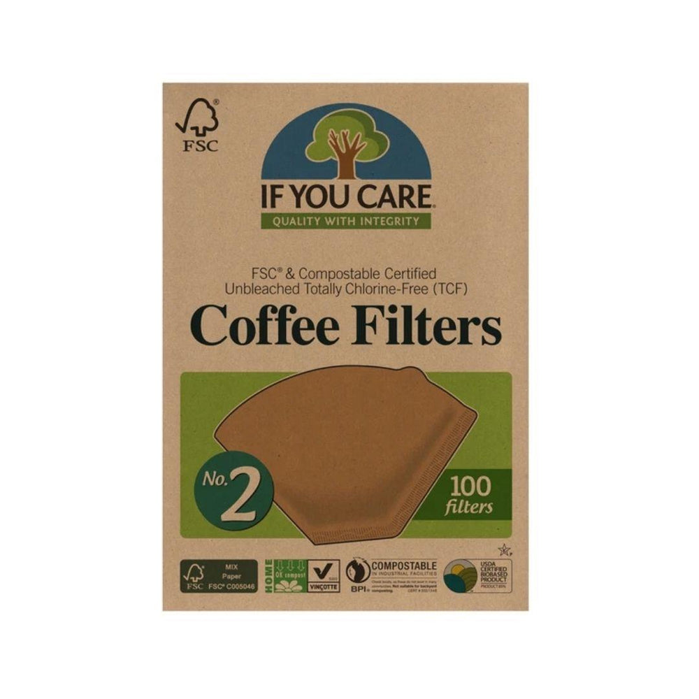 If you care coffee filters - no.2 size - 100