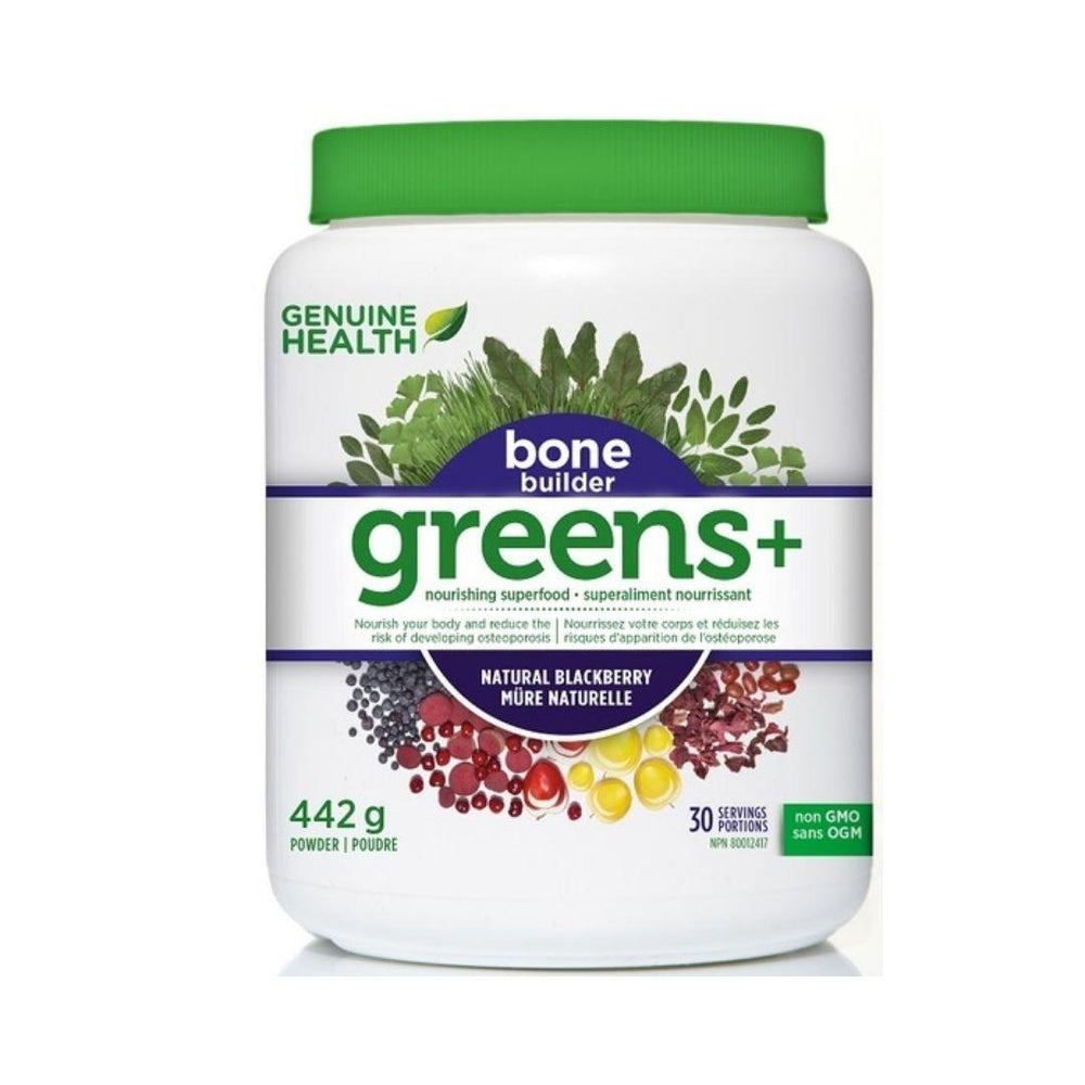 Genuine Health Greens+ Bone Builde (Natural Blackberry) - 442 g