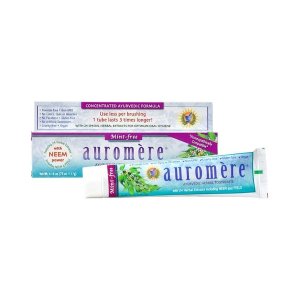Auromère Ayurvedic Herbal Toothpaste - Mint-Free