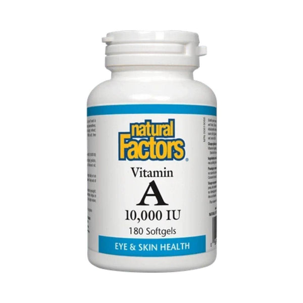 Natural Factors Vitamin A 10,000 IU - 180 Softgels