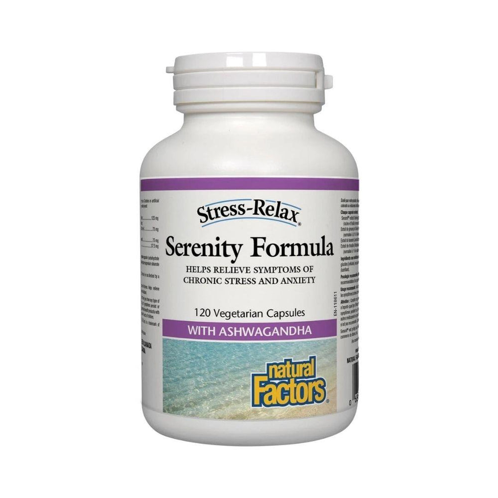 Natural Factors Serenity Formula with Ashwagandha - 120 Vegetarian Capsules