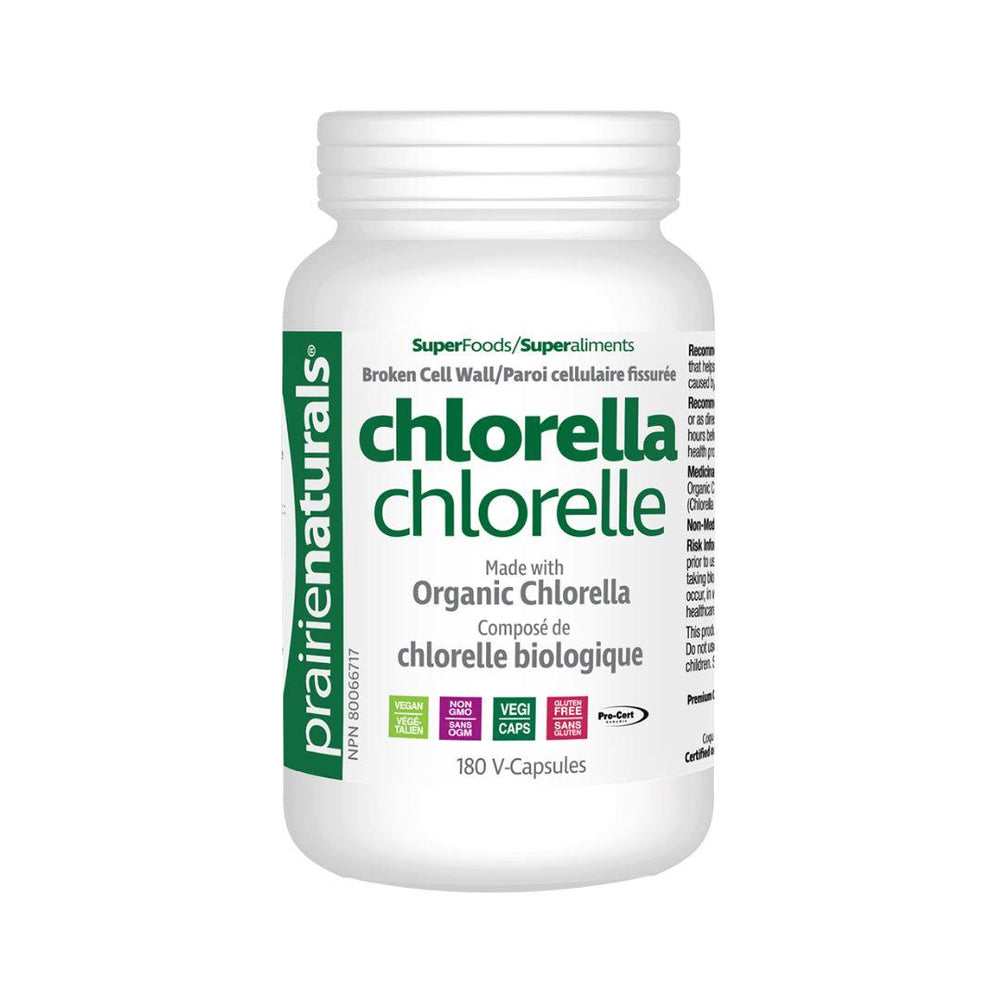 Prairie Naturals Chlorella - 180 V-Capsules