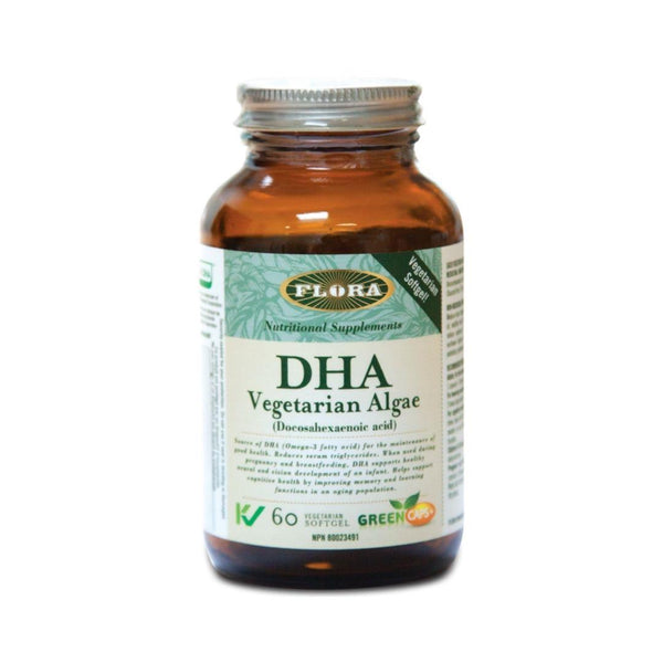 Flora DHA Vegetarian Algae - 60 Softgels