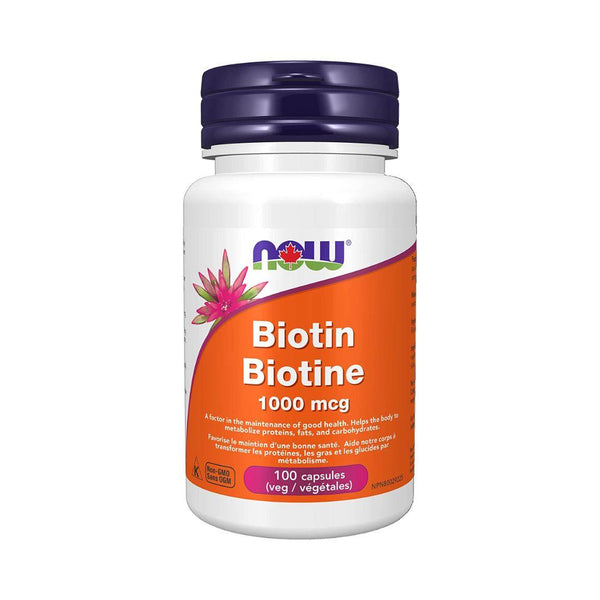 Now Biotin (1000 mcg) - 100 Vegetarian Capsules