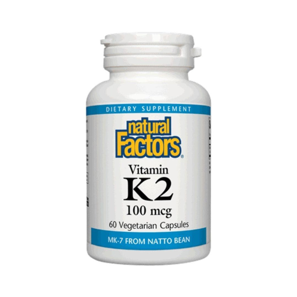 Natural Factors Vitamin K2 100 mcg - 60 Capsules