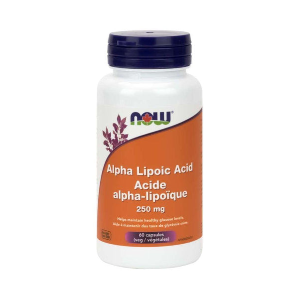 Now Alpha Lipoic Acid (250 mg) - 60 Vegetarian Capsules