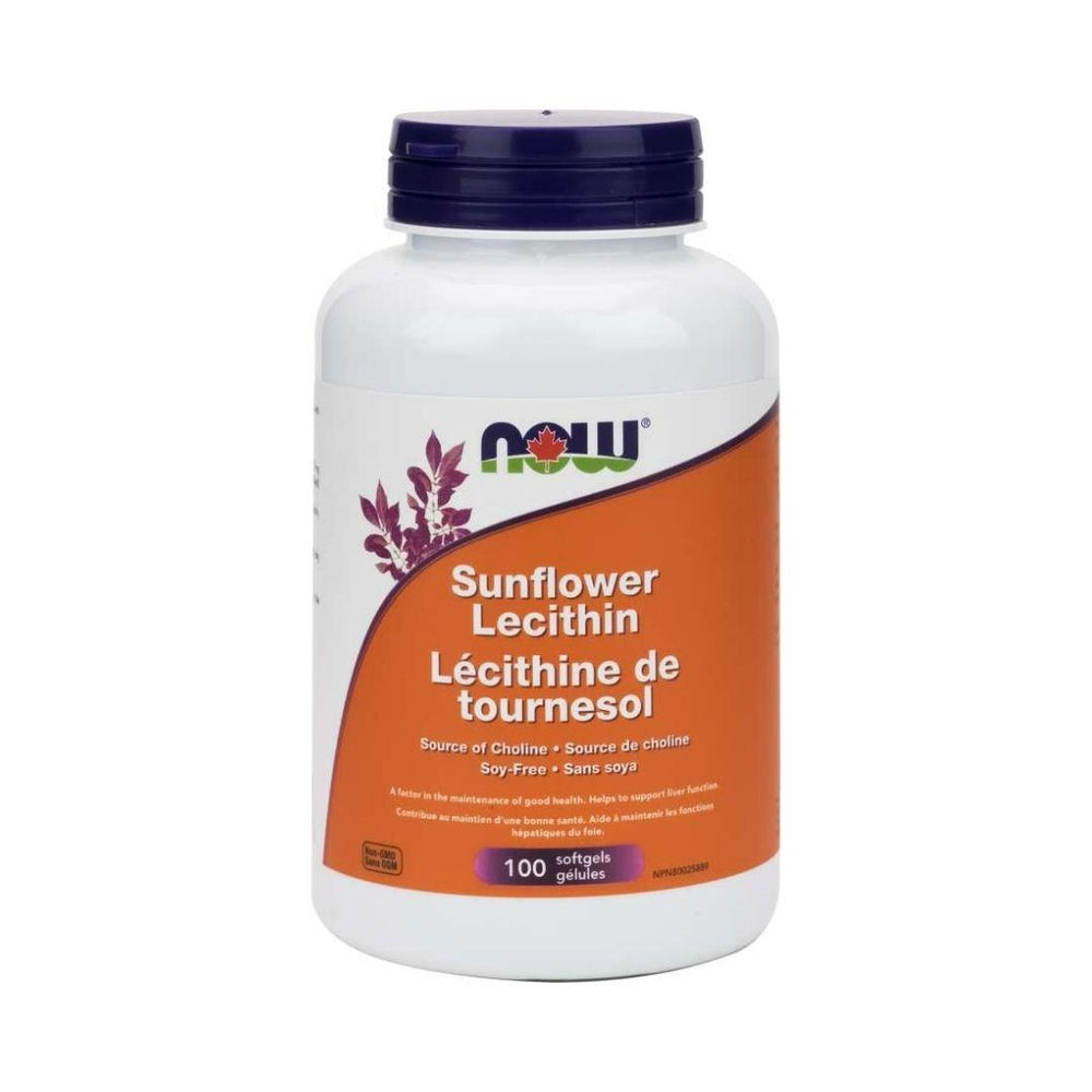 Now Sunflower Lecithin - 100 Softgels