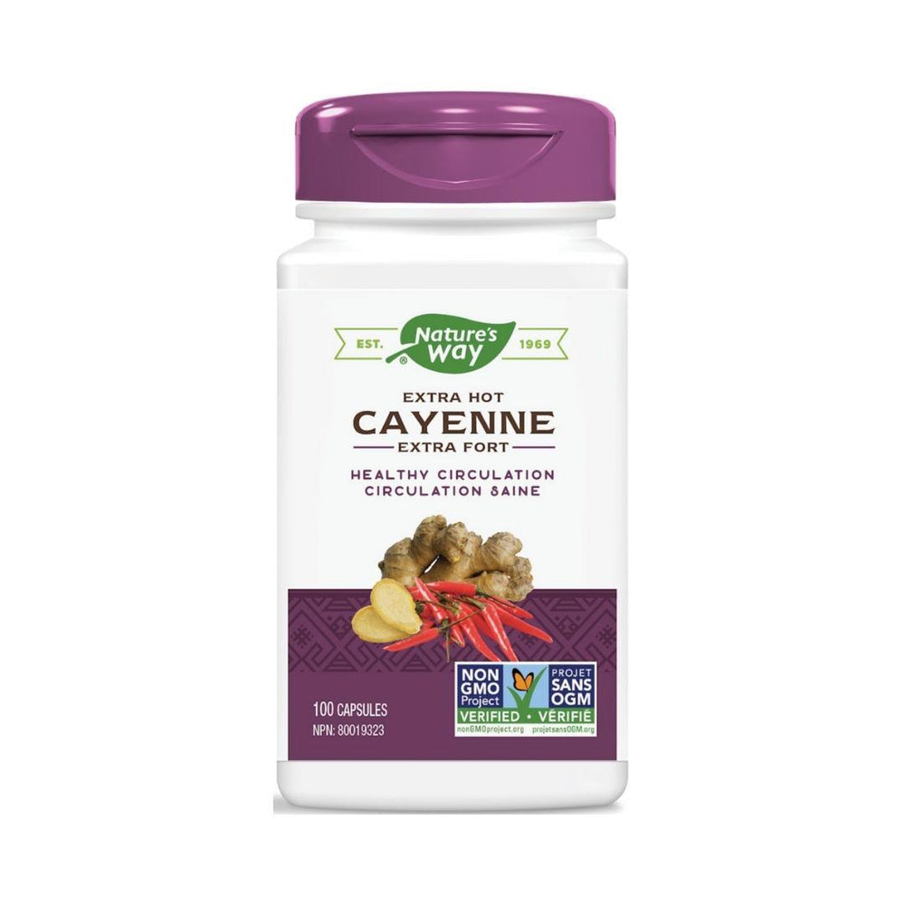 Nature's Way Extra Hot Cayenne - 100 Capsules