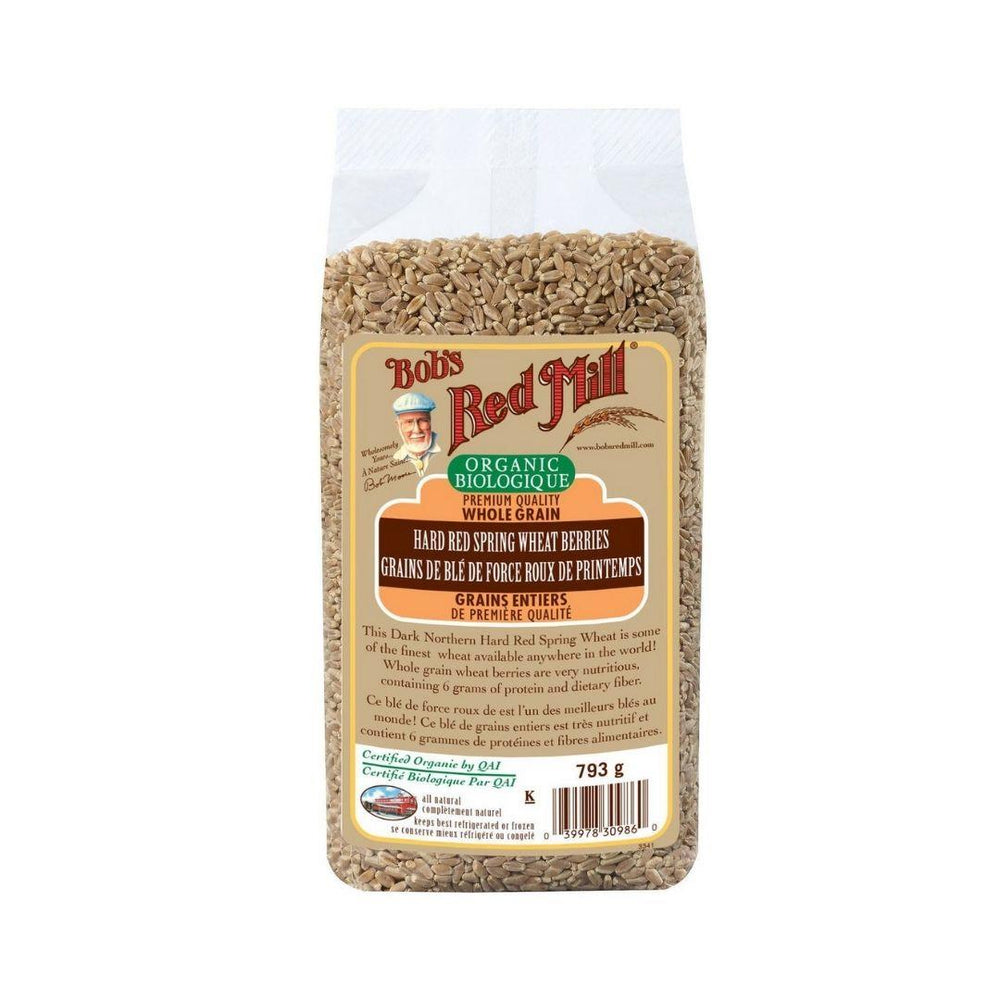 Bob's Red Mill Organic Hard Red Spring Wheat Berries - 793 g