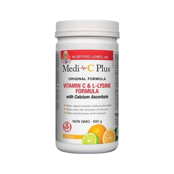 MEDI-C PLUS WITH CALCIUM ASCORBATE (CITRUS) - 600G