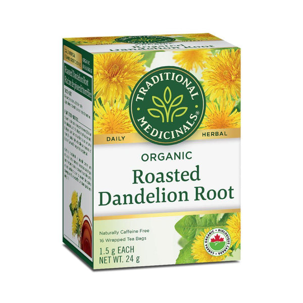 Traditional Medicinals Organic Roasted Dandelion Root Tea - 16 Tea Bags