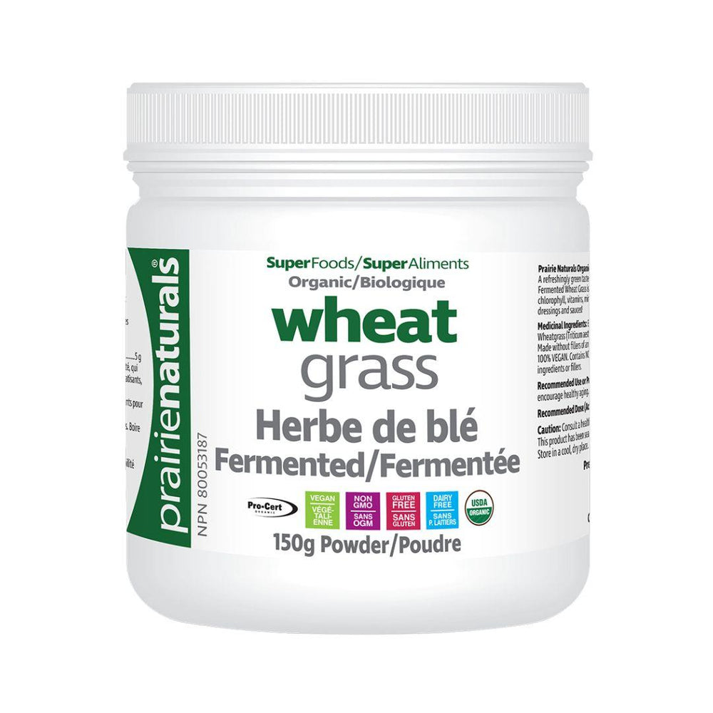Prairie Naturals Fermented Wheat Grass - 150 g Powder
