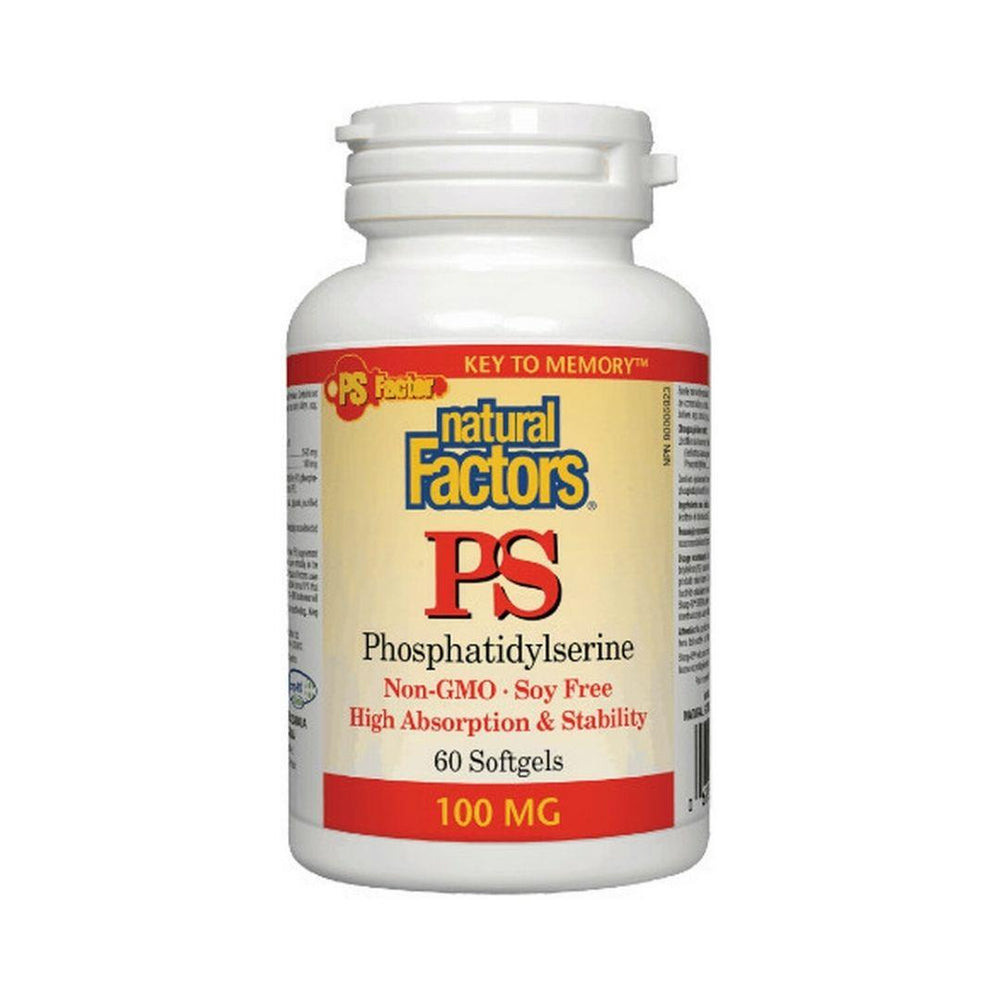 Natural Factors PS (Phosphatidylserine) 100 mg - 60 Softgels