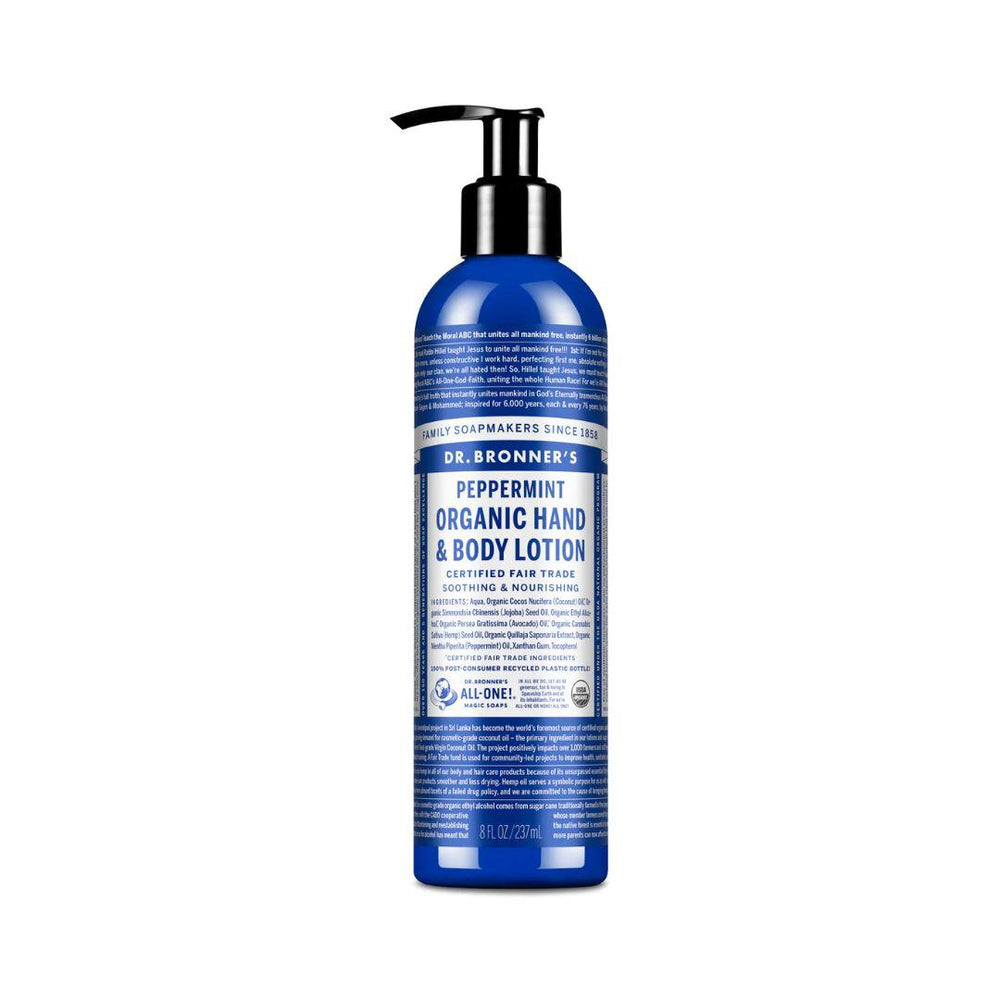 Dr. Bronner's Organic Hand & Body Lotion (Peppermint) - 237 mL