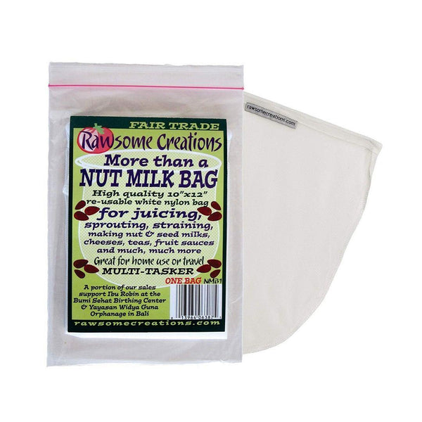 Rawsome creations almond milk bags