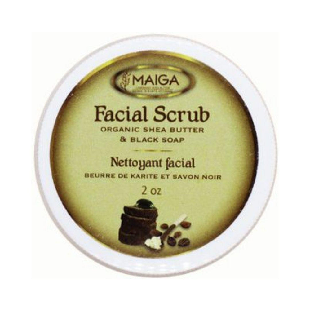Maiga Facial Scrub (Organic Shea Butter & Black Soap) - 2 oz