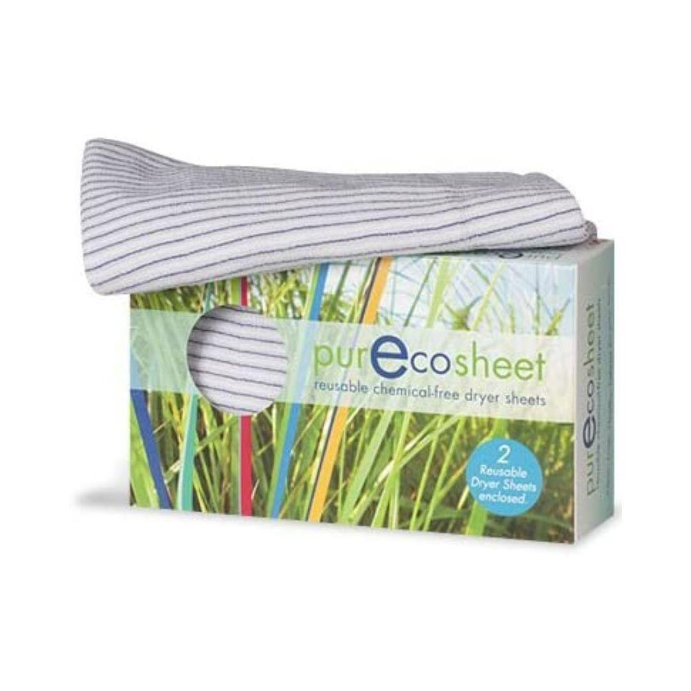 PurEcosheets Reusable Chemical-Free Dryer Sheets - 2 Sheets
