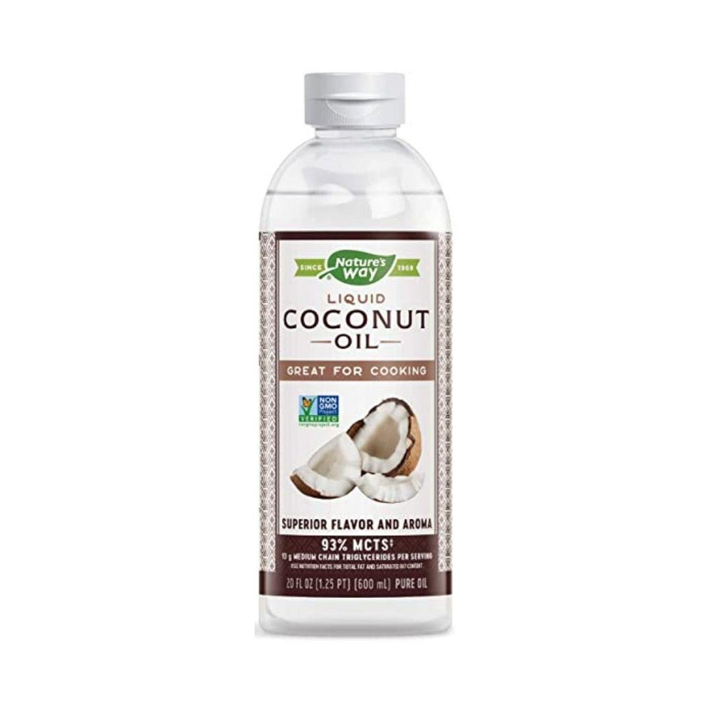 Nature's Way Premium Liquid Coconut Oil (93% MCTs) - 600 mL