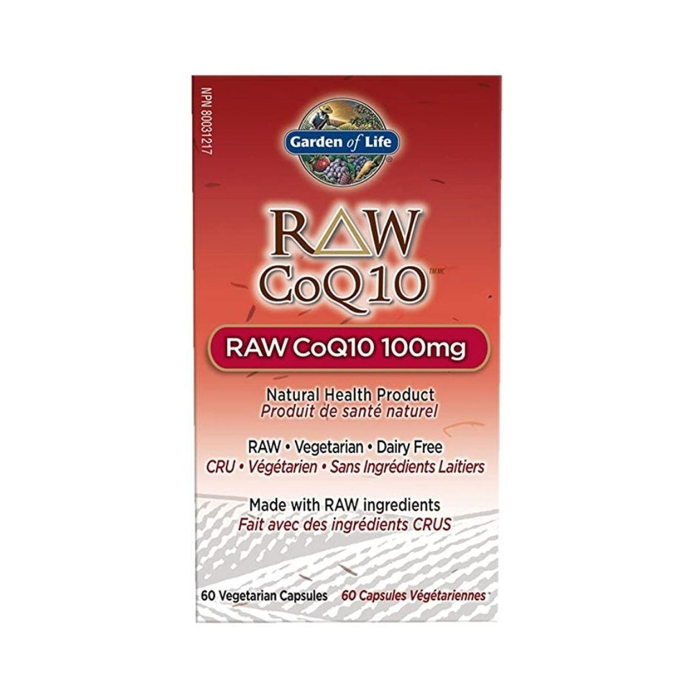 Garden of Life Raw CoQ10 100 mg - 60 Capsules