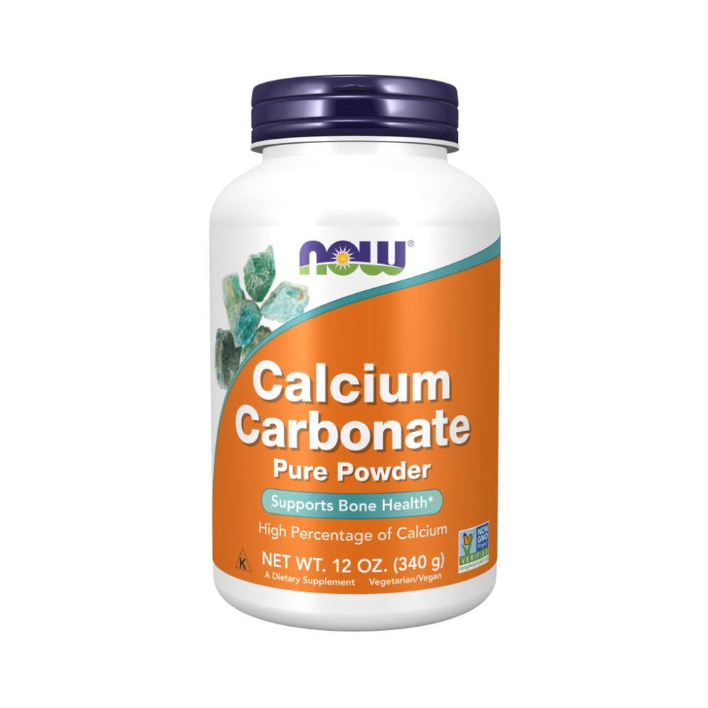 Now Calcium Carbonate (100% Pure) - 340 g Powder