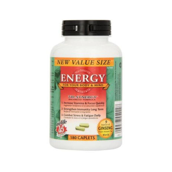 Nu-Life Tri-Synergy ENERGY 180 caplets