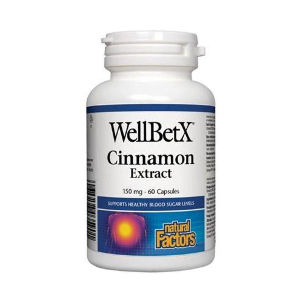 Natural Factors WellBetX Cinnamon Extract 60 Capsules
