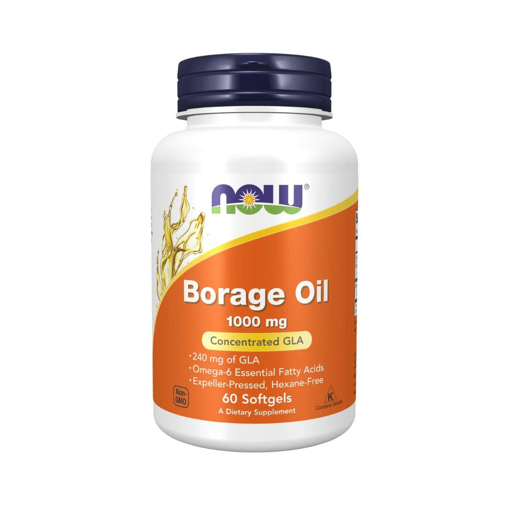 Now Borage Oil (1000 mg) - 60 Softgels
