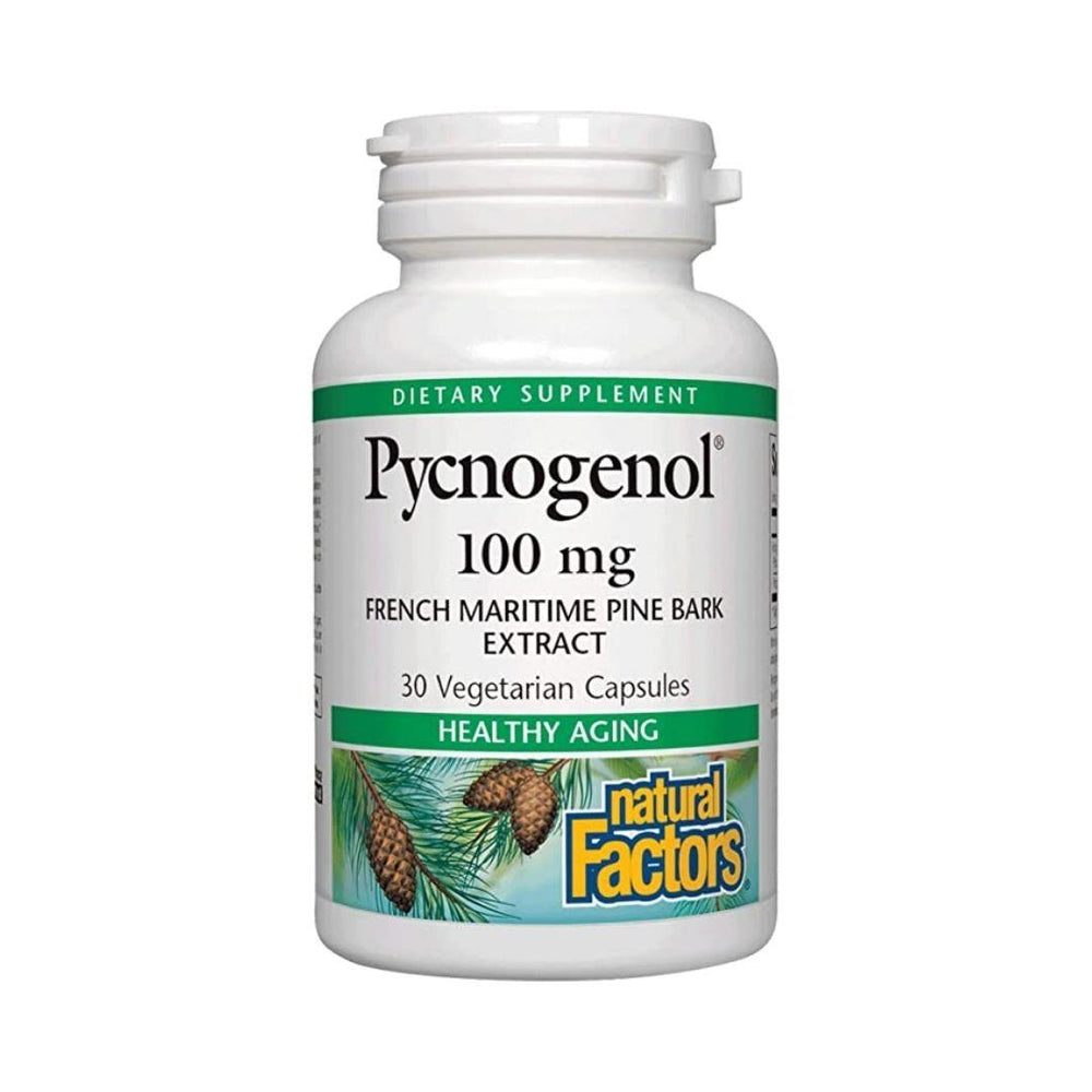 Natural Factors Pycnogenol 100 mg - 30 Vegetarian Capsules