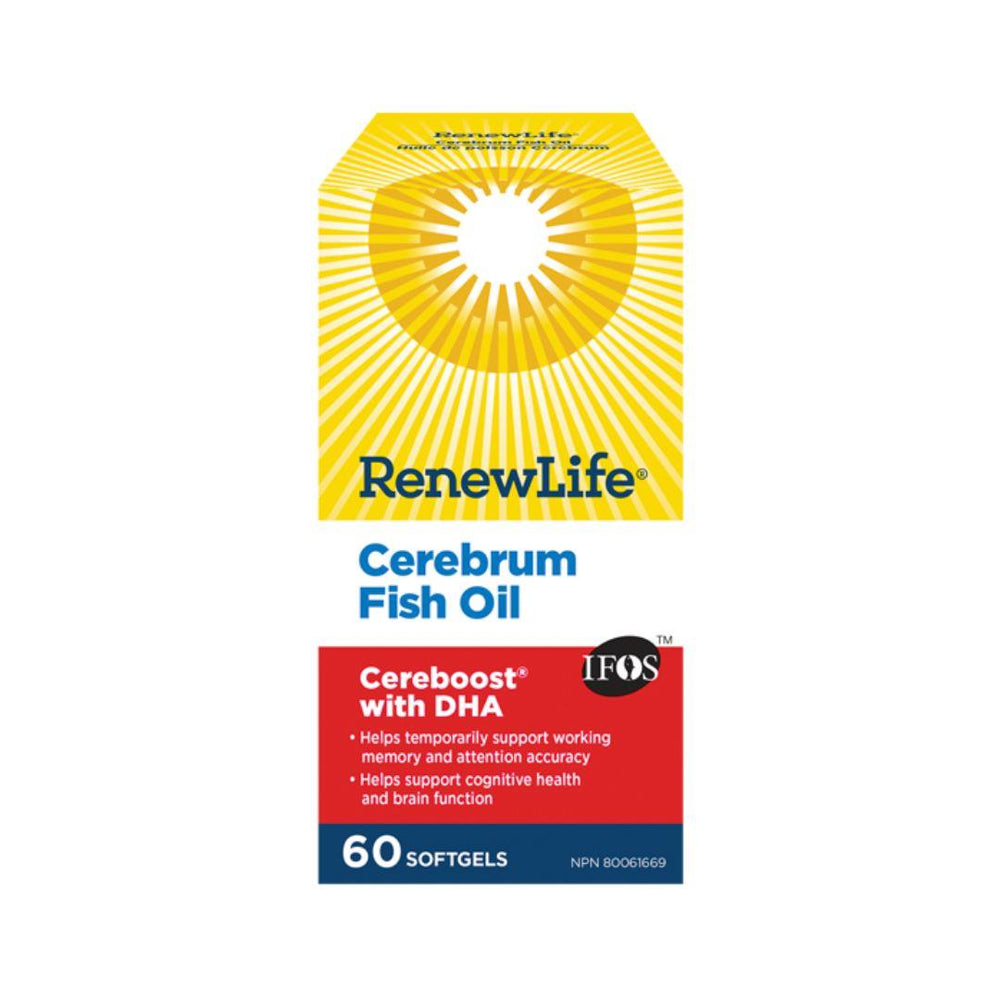 RenewLife Cerebrum Fish Oil - 60softgels