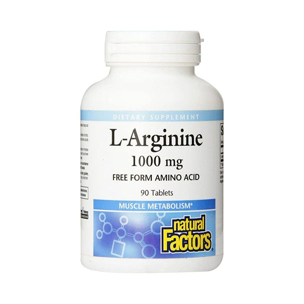 Natural Factors L-Arginine 1000mg 90 Tablets