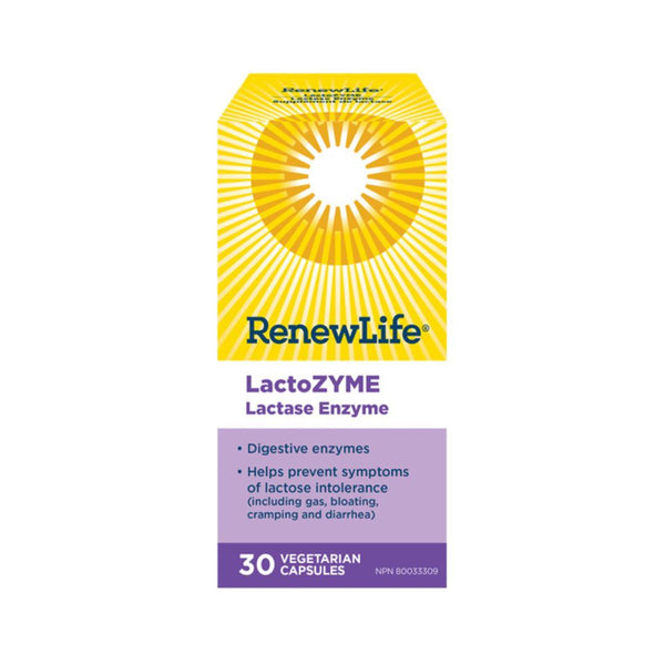 Renew Life Lactozyme - 30 caps