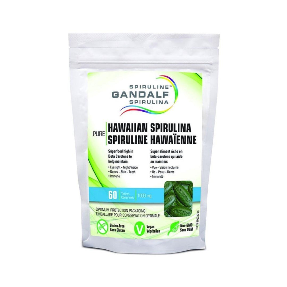 Gandalf Hawaiian Spirulina 1000 mg - 60 Tablets