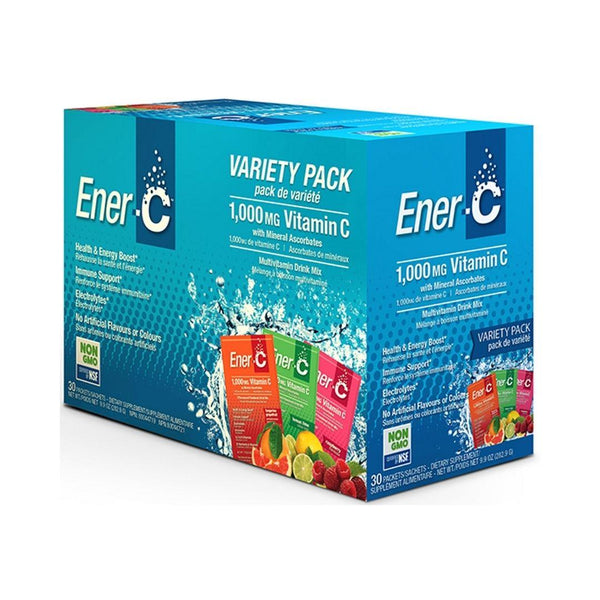 Ener-C 1,000 mg Vitamin C Variety Pack - 30 Packets
