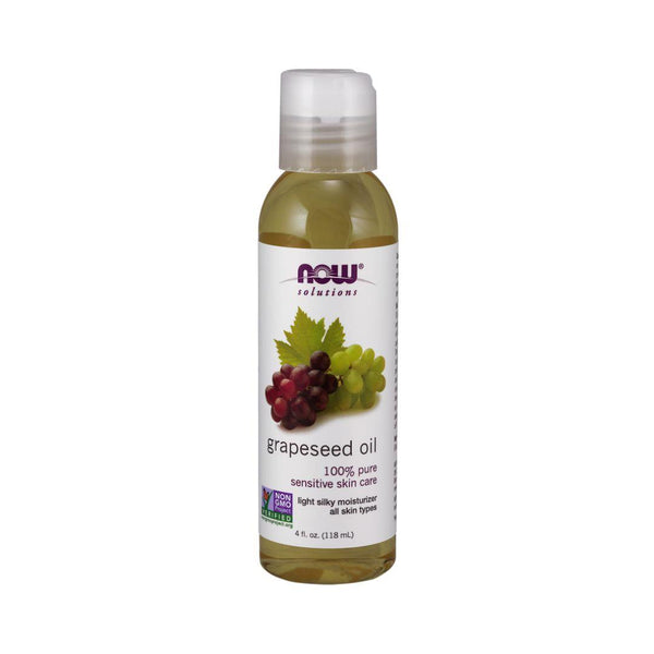 Now Solutions Grapeseed Oil (100% Pure) - 118 mL
