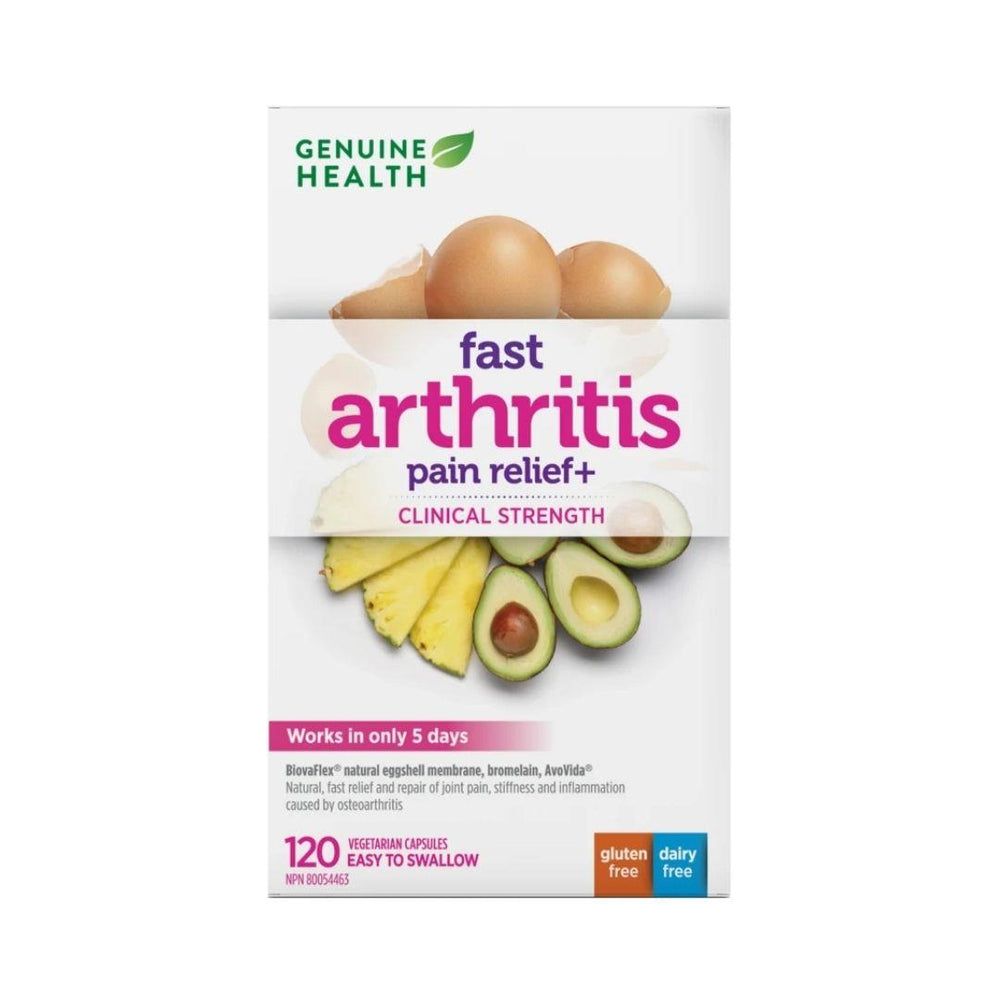 Genuine Health Fast Arthritis Pain Relief+ - 120 Capsules