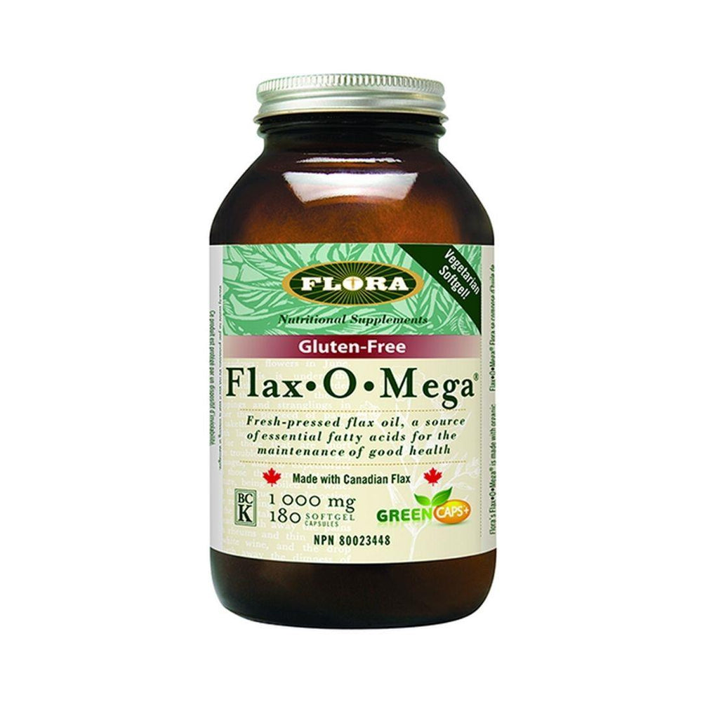 Flora Flax-O-Mega 1000 mg - 180 Softgels